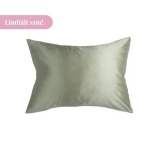 Silk and Soul olívazöld színű 22 momme eperfa selyem párnahuzat több méretben
